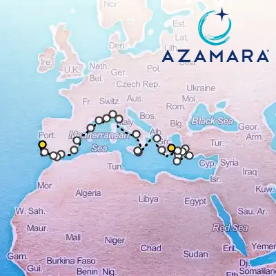 October 24th, 2026  - Mediterranean Cruise: Greece, Italy & Spain on the Azamara Quest
