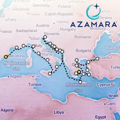 September 13th, 2026  - Mediterranean Cruise: Italy, Croatia & Greece on the Azamara Quest