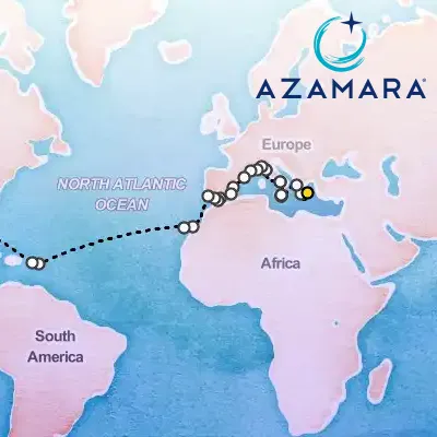 October 31st, 2026  - Athens to Miami Grand Voyage on the Azamara Quest