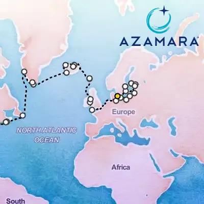 July 29th, 2027  - Copenhagen to New York Transatlantic Grand Voyage on the Azamara Quest