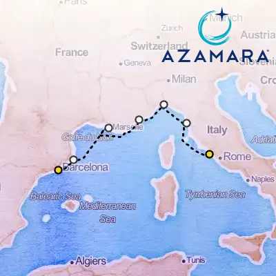 November 7th, 2026  - Mediterranean Cruise: Italy, France & Spain on the Azamara Quest