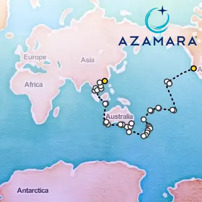 January 5th, 2027  - San Francisco to Sydney Grand Voyage on the Azamara Quest