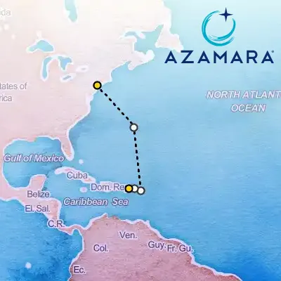 October 28th, 2027  - Bermuda & Caribbean Cruise, Hamilton, Philipsburg & San Juan on the Azamara Quest