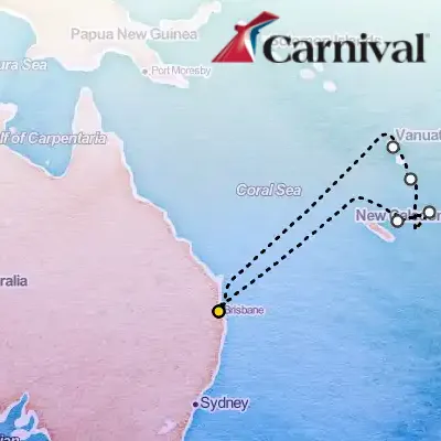 April 21st, 2026  - Vanuatu & New Caledonia Cruise on the Carnival Adventure