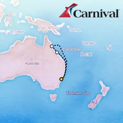 April 18th, 2027  - Great Barrier Reef Cruise on the Carnival Adventure