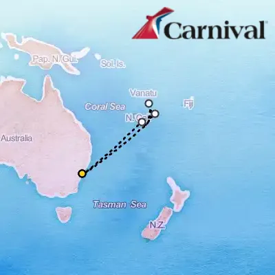 September 30th, 2025  - Vanuatu & New Caledonia Cruise on the Carnival Adventure