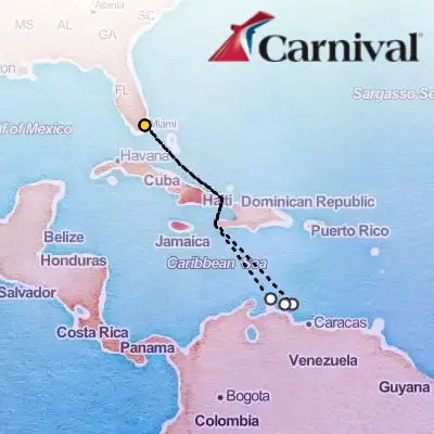 August 9th, 2025  - Southern Caribbean Cruise on the Carnival Celebration