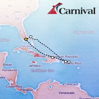 March 28th, 2027  - Eastern Caribbean Cruise on the Carnival Celebration