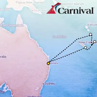 June 25th, 2027  - Vanuatu & New Caledonia Cruise on the Carnival Encounter