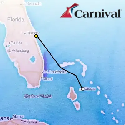 August 15th, 2026  - Bahamas Cruise on the Carnival Freedom