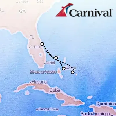 October 20th, 2025  - Bahamas Cruise on the Carnival Freedom