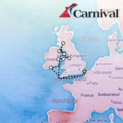 August 20th, 2026  - British Isles Cruise on the Carnival Legend