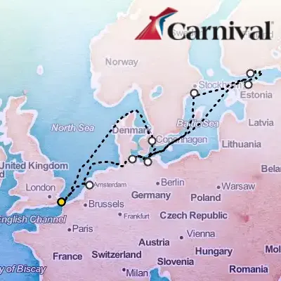 July 19th, 2026  - Scandinavia & Baltic Cruise on the Carnival Legend