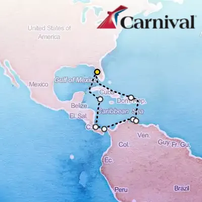 January 31st, 2027  - Journeys: Caribbean & Panama on the Carnival Legend