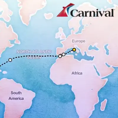 November 1st, 2026  - Transatlantic Cruise on the Carnival Legend