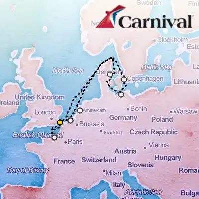 July 10th, 2026  - Northern Europe Cruise on the Carnival Legend