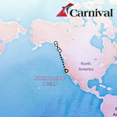 April 27th, 2026  - Alaska Inside Passage & Glacier Cruise on the Carnival Luminosa