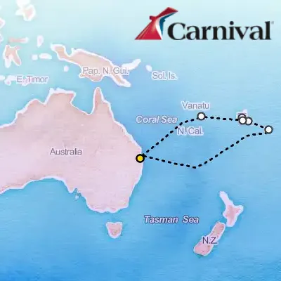 February 7th, 2027  - Fiji & South Pacific Journey on the Carnival Luminosa