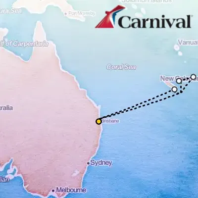February 21st, 2027  - Vanuatu & New Caledonia Cruise on the Carnival Luminosa