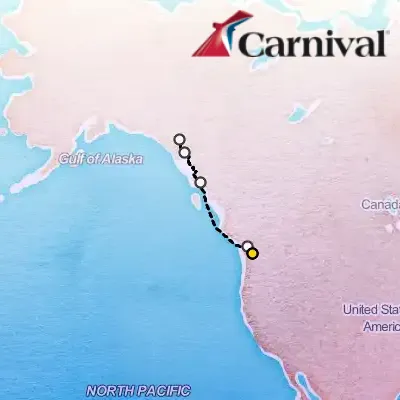 August 28th, 2025  - Alaska Inside Passage & Glacier Cruise on the Carnival Luminosa