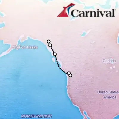 July 17th, 2025  - Alaska Inside Passage & Glacier Cruise on the Carnival Luminosa