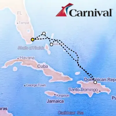 August 30th, 2026  - Eastern Caribbean Cruise on the Carnival Magic