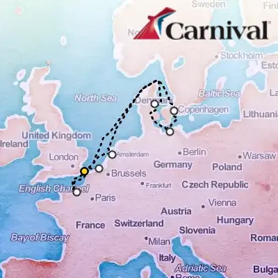 July 11th, 2025  - Northern Europe Cruise on the Carnival Miracle