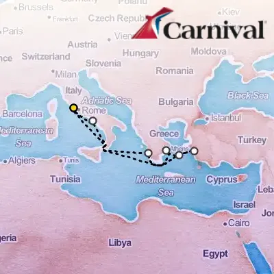 September 6th, 2025  - Greek Isles, Turkey & Italy Cruise on the Carnival Miracle