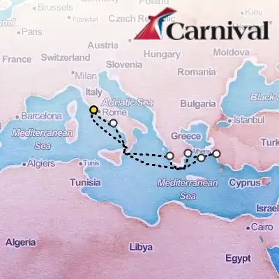 September 27th, 2025  - Greek Isles, Turkey & Italy Cruise on the Carnival Miracle