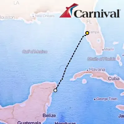 October 5th, 2025  - Western Caribbean Cruise on the Carnival Paradise
