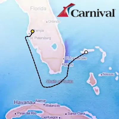 October 18th, 2026  - Bahamas Cruise on the Carnival Paradise
