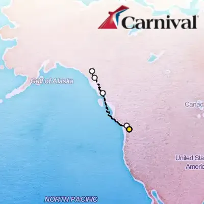 July 29th, 2025  - Alaska Inside Passage & Glacier Cruise on the Carnival Spirit