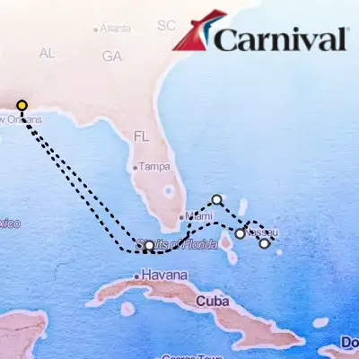 February 6th, 2027  - Bahamas Cruise on the Carnival Spirit