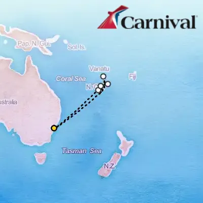 August 25th, 2025  - Vanuatu & New Caledonia Cruise on the Carnival Splendor