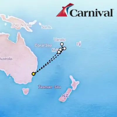May 3rd, 2027  - Vanuatu & New Caledonia Cruise on the Carnival Splendor