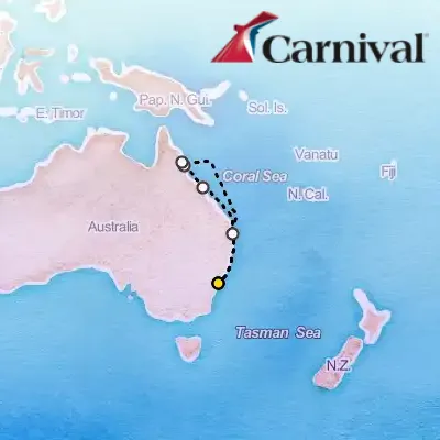 May 20th, 2026  - Great Barrier Reef Cruise on the Carnival Splendor