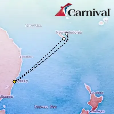 January 16th, 2026  - New Caledonia Cruise on the Carnival Splendor