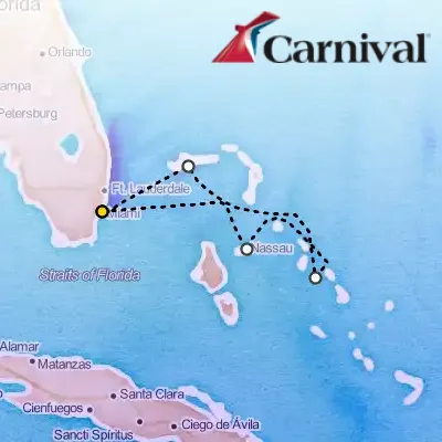 November 14th, 2026  - Bahamas Cruise on the Carnival Sunrise