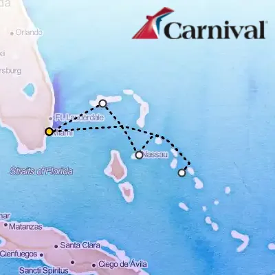 September 14th, 2026  - Bahamas Cruise on the Carnival Sunrise