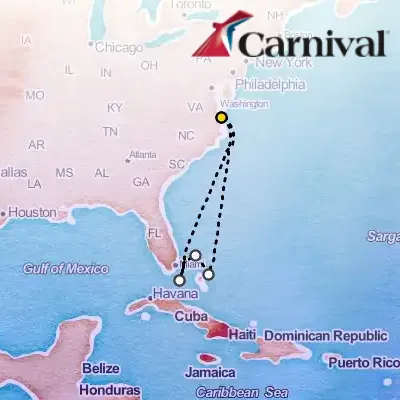 February 14th, 2027  - Bahamas Cruise on the Carnival Sunshine