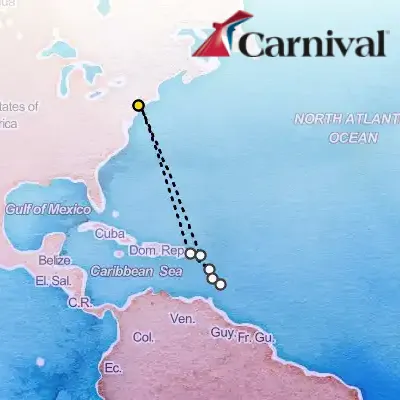 October 18th, 2025  - Southern Caribbean Cruise on the Carnival Venezia