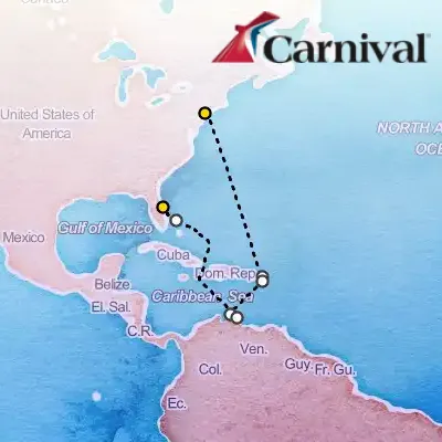 November 8th, 2025  - Southern Caribbean Cruise on the Carnival Venezia