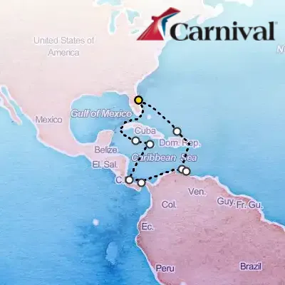 January 11th, 2026  - Caribbean & Panama Cruise on the Carnival Venezia