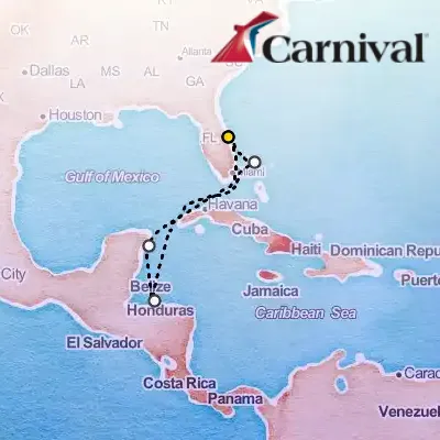 January 31st, 2027  - Western Caribbean Cruise on the Carnival Venezia