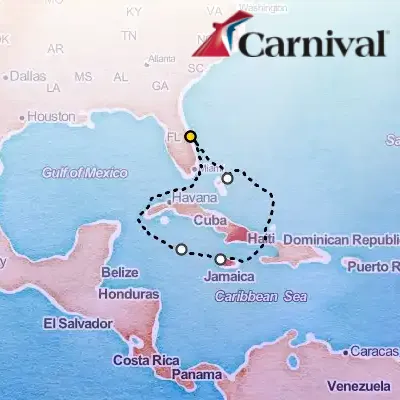 March 8th, 2026  - Western Caribbean Cruise on the Carnival Venezia