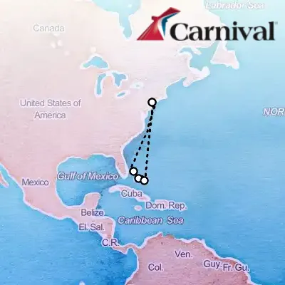 July 1st, 2026  - Bahamas Cruise on the Carnival Venezia