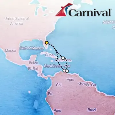 August 8th, 2026  - Southern Caribbean Cruise on the Carnival Vista