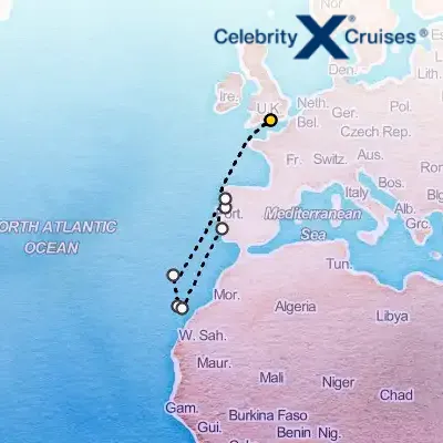 September 26th, 2026  - Canaries & Portugal Cruise on the Celebrity Apex