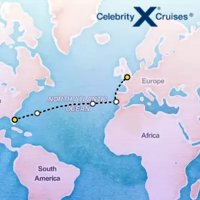 April 25th, 2026  - Bermuda & Portugal Transatlantic on the Celebrity Apex