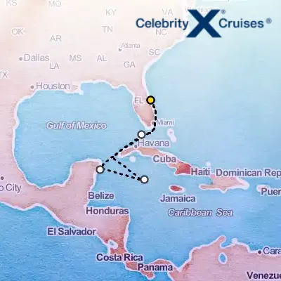 December 12th, 2026  - Key West, Mexico & Cayman Cruise on the Celebrity Apex